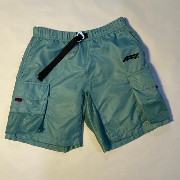 Mens Formula 1 x PacSun Cargo Shorts Size Small - Picture 2 of 4